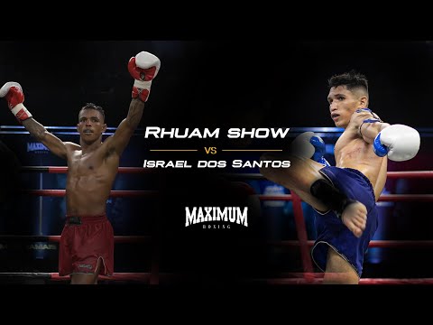 Rhuam Show vs Israel Dos Santos - Luta completa - FINAL do GP Maximum Muay Thai Fight