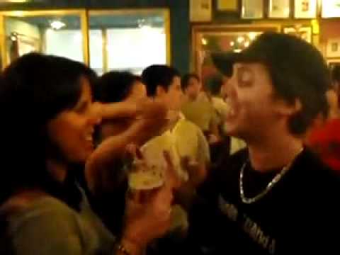 Leandro Costa (ex-Dose Certa) ná epoca ainda com o grupo no Bar Samba