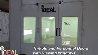 iDEAL Paint Booth [Crossflow Draft | 3-Phase 230 Volt] - video thumbnail 2