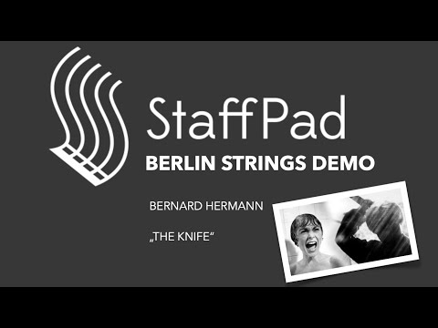 Berlin Strings Demo StaffPad Edition: Psycho "THE KNIFE"