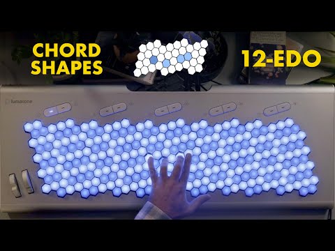 Lumatone Chord Shapes | 12-EDO