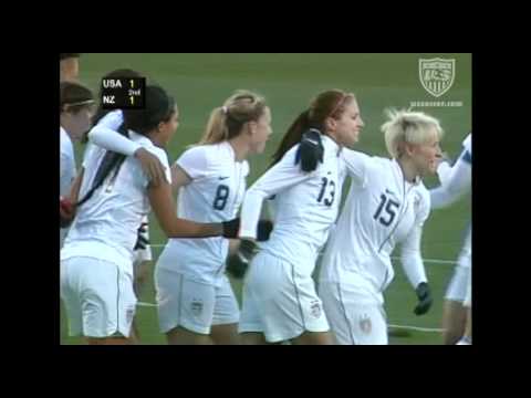 WNT vs. New Zealand: Alex Morgan Goal 2 - Feb. 11, 2012