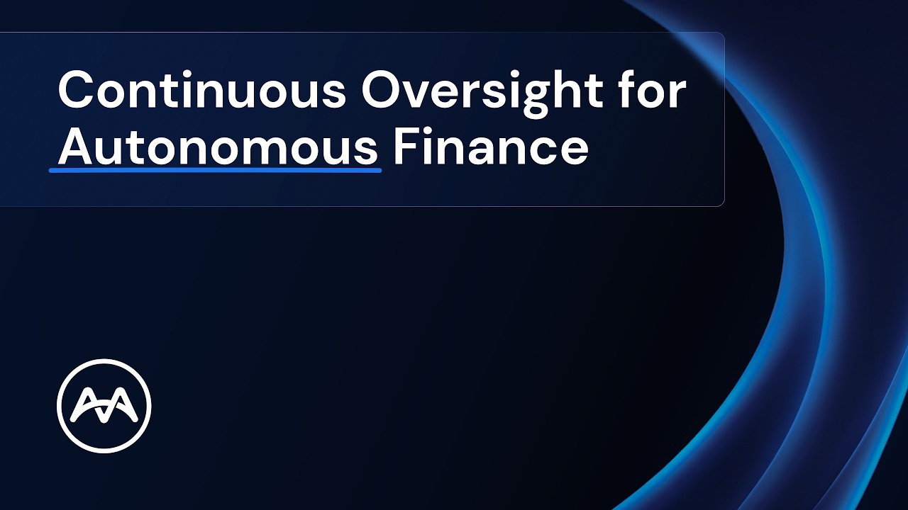 Autonomous Finance Needs Autonomous Oversight | MindBridge video thumbnail