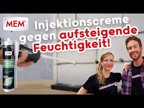 So einfach erstellst du eine nachträgliche Horizontalsperre mit MEM TROCKENE WAND FIX&FERTIG!