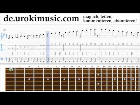 Gitarrenunterricht Ariana Grande - Break Free Noten Lernen Teil#1 um-995