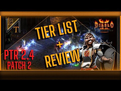 Diablo 2 Resurrected Tier List And Review! PTR Ladder Patch 2.4