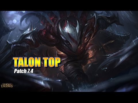 Talon Top vs Cho Gath - League of Legends Full Gameplay - Patch 7.4