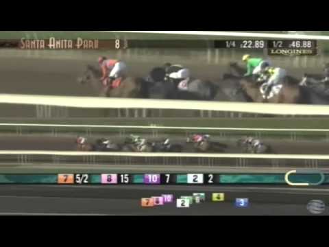 Watch Callback (Street Sense) win the G1 Las Virgenes S at Santa Anita, USA, 2015