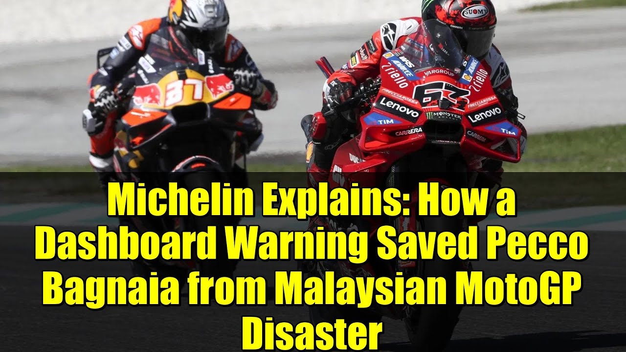 Michelin Explains: How a Dashboard Warning Saved Pecco Bagnaia from Malaysian MotoGP Disaster
