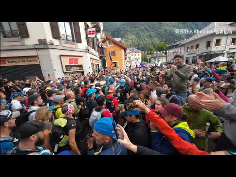 2022UTMB Race Start Scene - Full of Passion & Exitement‖ 2022 环勃朗峰超级越野赛起跑，征服天堂，点燃霞慕尼！