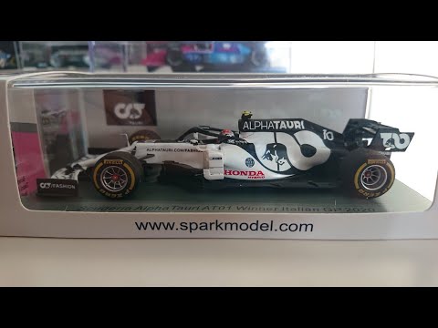Thumbnail for Spark Alpha Tauri AT01 - Pierre Gasly F1 model car review by El Car, Car