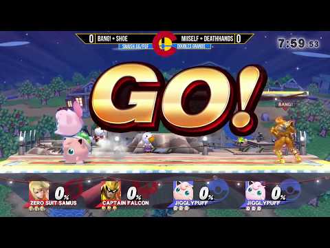 For Glory Friday #118 - Super!|Shoe + BANG! Vs. NS|Miiself + NS|DeathHands - Doubles GFs