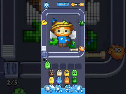 Pixel Flow Level 2473 Walkthrough