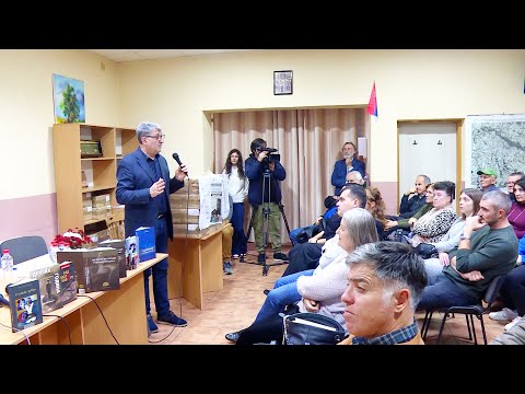 Info - Promocija knjige Radeta Milosavljevića u Medveđi (TV KCN 12.11.2025)