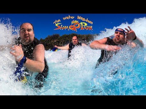 World's BEST Wave Pool "The Wave Palace" at Siam Park Tenerife | 4K
