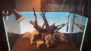 【ライブ141】90cm水槽立ち上げ・中水の儀＊夜のバクテリア祭り