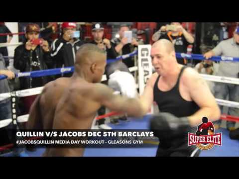 QUILLIN VS JACOBS MEDIA DAY WORKOUT - SUPER ELITE BOXING