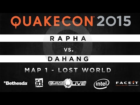 Rapha vs. DaHanG - Map 1 - Lost World (QUAKECON 2015 DUEL)