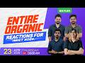 Entire Organic Reactions For NEET 2026 Xylem NEET