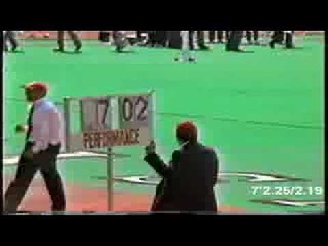 7'2.25/219m High Jump at Penn Relays from high school 2001