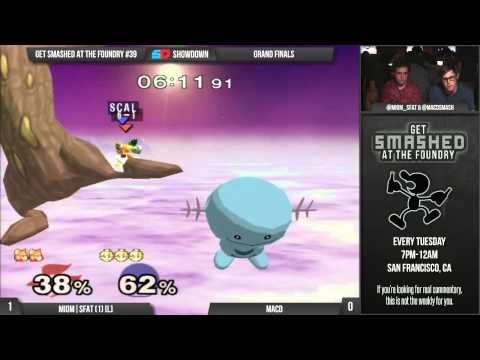 Get Smashed at the Foundry #39 - Grand Finals: MIOM|SFAT (Fox) vs MacD (Peach)