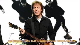 Paul McCartney - October 13, 2015 - Columbus, Ohio [full audio concert]