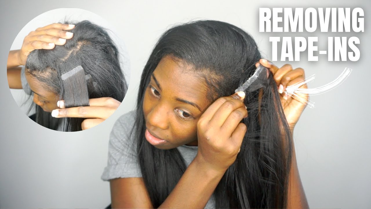 Watch video Removing My Tape In Hair Extensions After 2 Months | NO DAMAGE Now Removing My Tape In Hair Extensions After 2 Months | NO DAMAGE