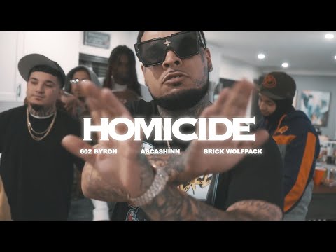 602 BYRON x BRICK WOLFPACK x ABCASHINN - 'HOMICIDE' | MUSIC VIDEO