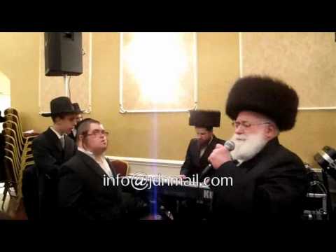 Reb Abish Brodt Singing @ The Wedding Of R' Avrohom Schorr's Son - Shevat 5772