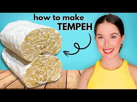 I made TEMPEH! Full step-by-step homemade tempeh recipe