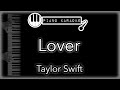 Lover - Taylor Swift - Piano Karaoke Instrumental