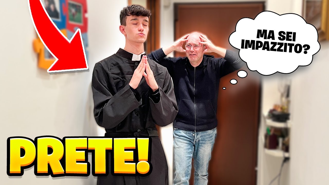 PAPÀ SONO DIVENTATO un PRETE! *SCHERZO ASSURDO*