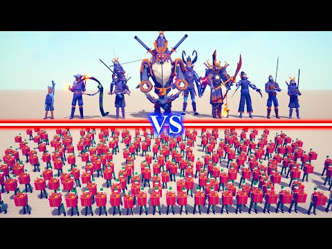 NEW DYNASTY Team vs PRESENT ELF Team - Totally Accurate Battle Simulator TABS