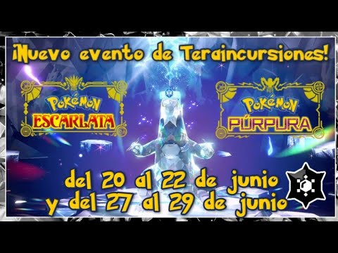 ¡NUEVO EVENTO TERAINCURSIONES DE BAXCALIBUR! | ¡POKÉMON ESCARLATA 🍊/PÚRPURA 🍇! #Pokemonscarletviolet