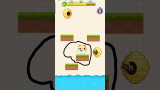 Draw to Save the dog level15 #draw #music #save #savethedoge