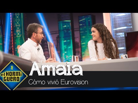 Amaia Romero confiesa cómo vivió su paso por Eurovisión: "Fue un poco 'durillo'" - El Hormiguero