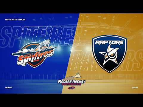 MH SUPERLIGA 2025/2026 20. kolo RAPTORS vs SPITFIRES 6:0 - celý zápas