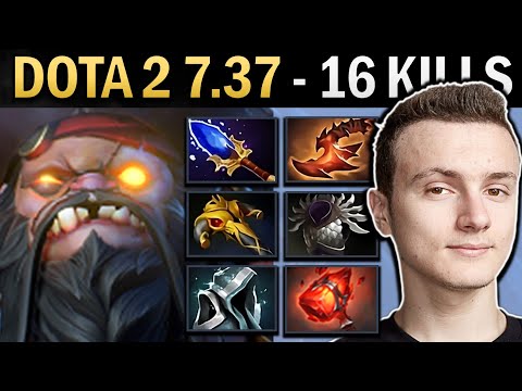 Pudge Gameplay Miracle with 16 Kills and Eternal - Dota 2 7.38