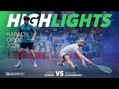 🏴󠁧󠁢󠁥󠁮󠁧󠁿 Mo. ElShorbagy v Zaman 🇵🇰 | Karachi Open 2026 | QUARTER FINAL HIGHLIGHTS