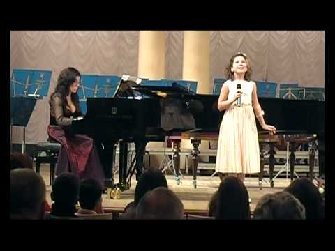 Solomia (10 years old) - "Die Frühlingsstimmen"  (J. Strauss)