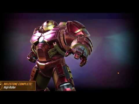 Hulkbuster unlock orb opening upgrade red stars part 1 marvel strike force bionic avengers