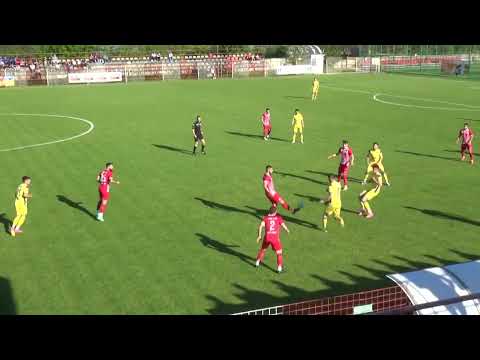 Liga 3. PLAY-OFF Popesti Leordeni-Flacăra Moreni 3-0 / 6.05.2023. Vlad Motroc nr.4(red).
