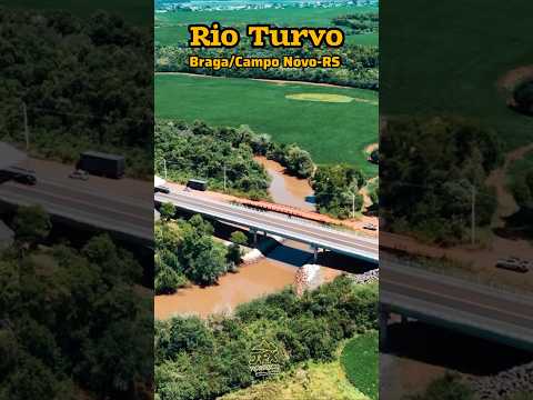Rio Turvo na divisa de Braga com Campo Novo-RS no Noroeste Gaúcho #santarosa #regiaodasmissoes #sul