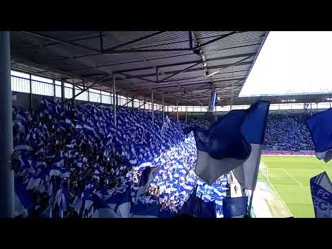 1.FC Magdeburg vs Karlsruher SC 07.04.2018 Fahnenmeer