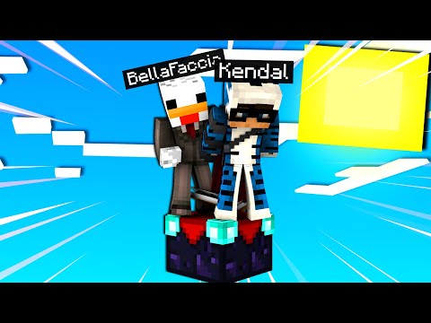 SOPRAVVIVIAMO SU UN BLOCCO DI TAVOLO DEGLI INCANTESIMI - MINECRAFT ITA