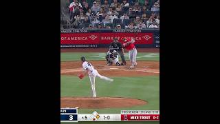 Mike Trout has 4 homers through the first 3 games of this series ????