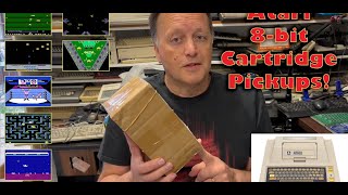 Atari 8-bit Cartridges (Jr Pac-Man, Choplifter, Dreadnought Factor, Star Wars, Megamania & more)