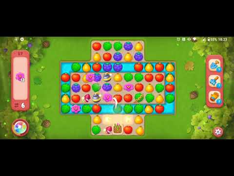 Gardenscapes Level 57 (difficult Level)