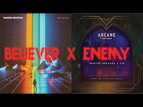 Enemy X Believer | Imagine Dragons and J.I.D( Arcane and Evolve) 💥| VIOLANCE