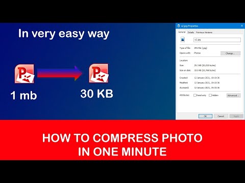 How to compress Photo | Less than 30kb